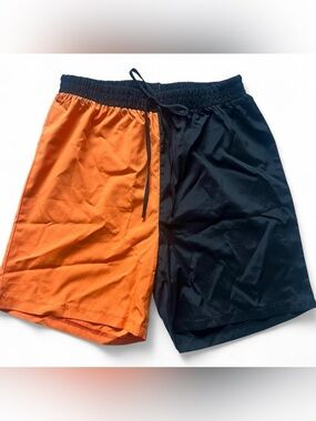 SHEIN Color Block Lightweight Drawstring Shorts | Medium